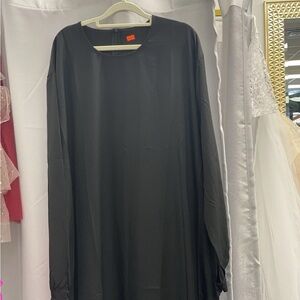 Elegant Black Long Sleeve women’s dress